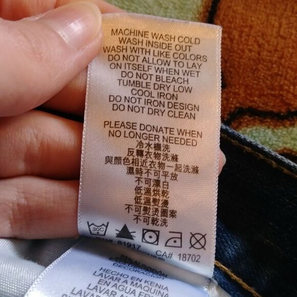 Levi's 505 Boys 18 Regular Straight Leg Jeans - Picture 7 of 7